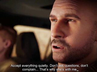 Game: FindingBuddies, Chapter 10 - Rencounter an old ally (Chapter 5), helping on the farm, having sex by the waterfall, giving a oral pleasure, and getting banged in the butt (russian english voice)