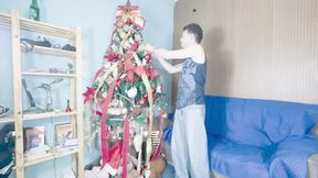 Kissing my best friend next to the Christmas tree - BY BOB OKORO AND GILBERTO DIAS - CLIP 1