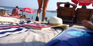 Kateryna Sumtsova in vacation