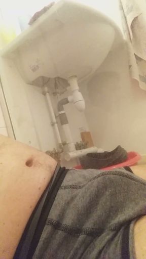 Man pisses in his boxers