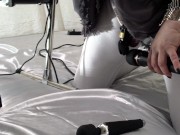 SWEET TGIRL'S SECRETS. Shemale Chastity + Sex Machine = Hands Free Cumshot