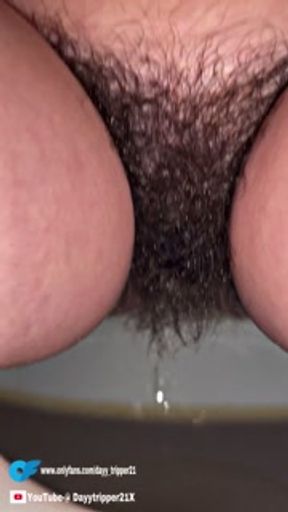 Hairy pussy college teen pissing compilation