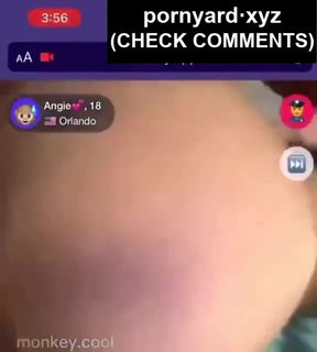 Webcam teen gets surprised by viewer's reaction