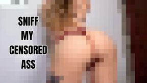 Sniff and Jerk for PIXEL Ass Fetish Censored Humiliation Beta Safe Slave Training Ass Addicted Loser