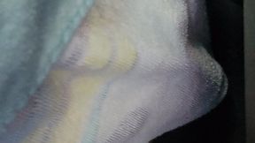 Naked feet getting sweaty in the truck