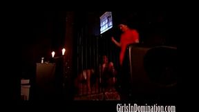 brutla femdom and her poor slave