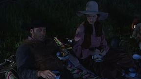 Brooke Ballentyne Fucks A Hired Ranch Hand By The Fireside Outdoors