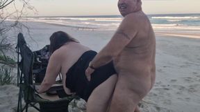Exhibitionist Beach Fuck