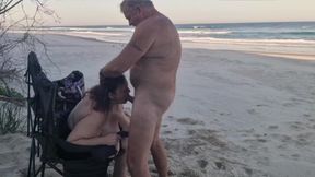 Exhibitionist Beach Fuck
