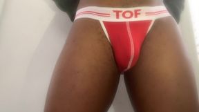 Trying on Different Pairs of Jockstraps (part. 1) Underwear Haul Striptease Bubble Butt