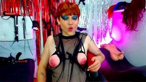 Look how I wear my tits with hardcore lingerie and read them ??