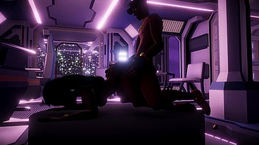 Holo graphic 3d big black booty toon