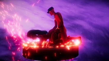 Holo graphic 3d big black booty toon