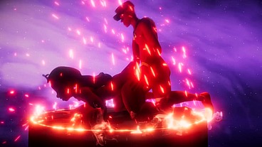 Holo graphic 3d big black booty toon