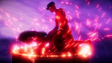 Holo graphic 3d big black booty toon