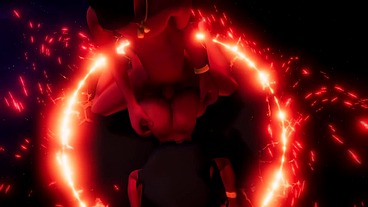 Holo graphic 3d big black booty toon