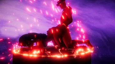 Holo graphic 3d big black booty toon