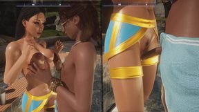 Wild outdoor sex game with open world sessions