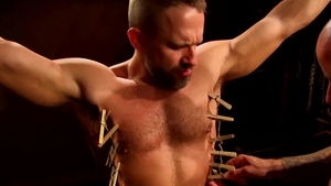 DaddysBondageBoys.com: Drake Jaden and Dirk Caber clothespins