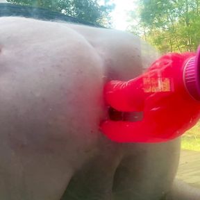 Riding Dildo Outside, Fart and More