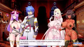 Curvy 3D Vixen Tempts in Lacy lingerie for Mindblowing Blowjob Action