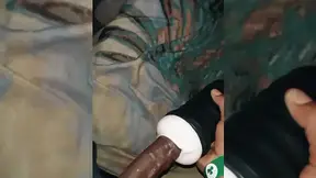 Latin babe gets a BBC massage leading to a massive cum blast