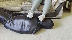 Mistress Rose uses her Gym Feet as Punishment 1080p