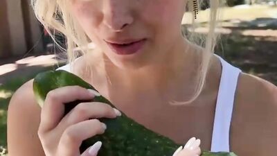 Chloe Surreal Brings Her Massive Melons To Harvest Every Drop