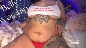 Belly tease JOI CEI Sensual FemDomme