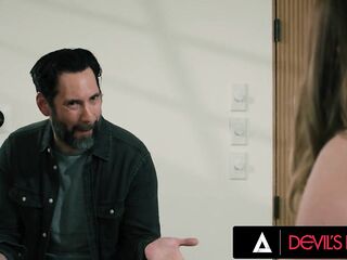 DEVILS FILM - Sexy Breasty Gal Codi Vore Gets Caught Masturbating And That babe Gets Drilled By Her