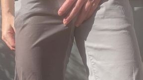 truth or dare : flatmate self-pissing (in his trousers) - peeing in pants