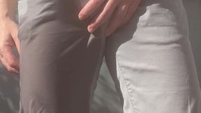 truth or dare : flatmate self-pissing (in his trousers) - peeing in pants