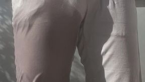 truth or dare : flatmate self-pissing (in his trousers) - peeing in pants