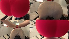 4K CC MARTINAPOV Two buttocks being trampled upon