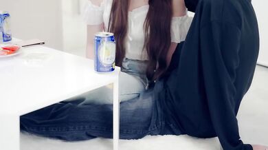 He Has a Boyfriend but This Is Her First Time Getting Gushed by Japanese Amateur Raw Cum Drip