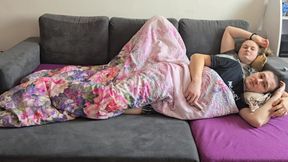 Horny Husband Fucks his Chubby Wife - watching TV turns into Hot Couple Sex