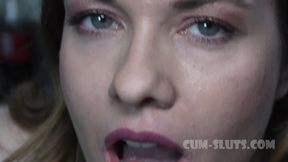 Maya Labella receives massive genital thrusts and enthusiastically devours its secretion