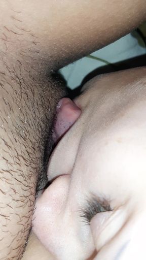 My Neighbor Quickly Licked My Pussy in the Kitchen so That Her Husband Wouldn't Catch Us