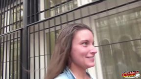 german scout - geiles teen anita b wird bei casting in den arsch gefickt
