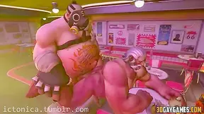 Overwatch Rivals Unite in Hot 3D Gay Sex Showdown