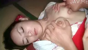 Japanese Darling Charms Stud With Fervent Pecker Sucking Magic