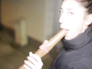 "CUM INSIDE ME!" - Tiny Italian Teen Eva Generosi Picked Up In Public For Vagina Creampie