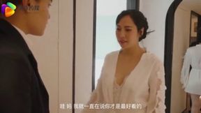 Chinese Step Mom Seduces Stepson Pre-Divorce - Erotic Domestic Drama Jelly Media 91CM-058