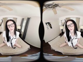 FORBVR - Your Lustful Teen Student Wishes To POV Suck And Bang Jock During Fieldtrip