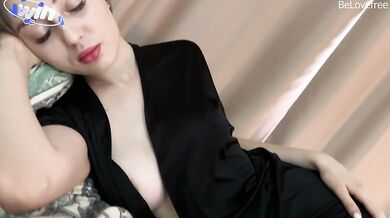 Beautiful stepmom invites stepson for sleepover sex Pov big boobs milf reality