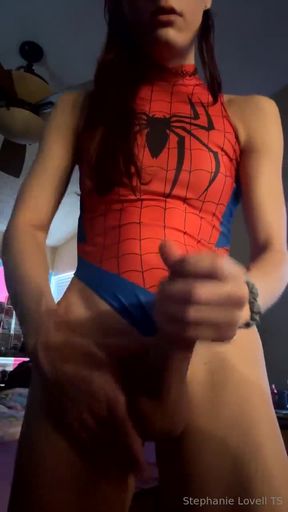 big dick spidergrl cum