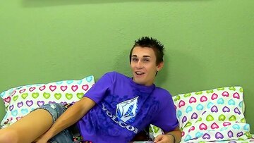 Glorious twink Jacobey London snapping his rod