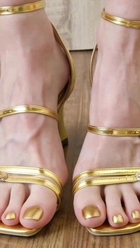 Teen Feet in Heels