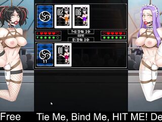 Tie Me, Bind Me, HIT ME! [Demo] (Free Steam Demo Game) Card Game, Adventure, 2D, Adult, s&m, bondage, Eroge, Erotic, Female Protagonist, Hentai, NSFW
