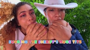Sucking the sheriff's huge tits - Lissa - Kira